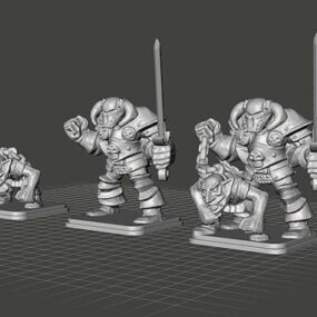 Chaos Warlord Orcs Bane Sculpt Model 3D