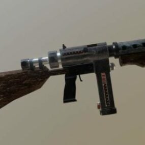 Sniper Riffle Svds Force Modello 3d