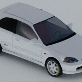 3д модель автомобиля Honda Civic Vi