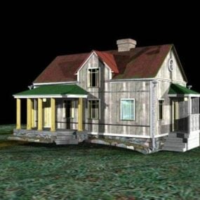 3D-Modell im Landhausstil