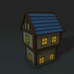 Middle Ages House Design 3d model