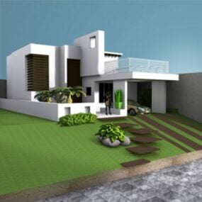 Villa House Residence Building 3d model