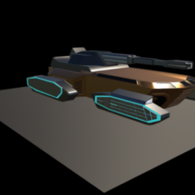 مدل علمی تخیلی Hover Tank 3D