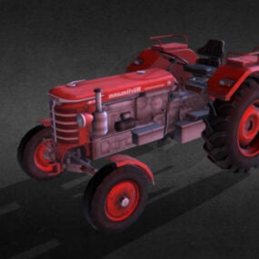 3д модель трактора Huerlimann Farm Design