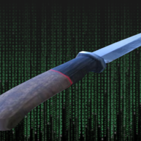 Hunting Knife Weapon 3d model
