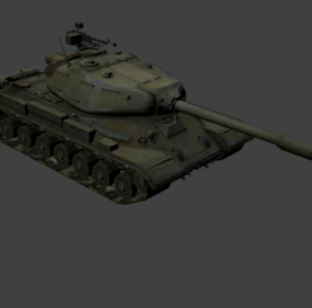 रूसी IS4 भारी टैंक 3डी मॉडल