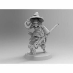 Imperial Guard Wizard karakter 3D-model