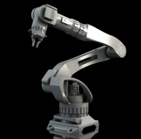 Menneskelige robotarme Rigged Animation 3d-model