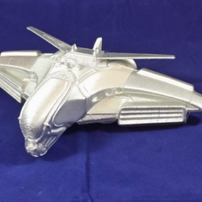 نموذج ثلاثي الأبعاد لسفينة الفضاء بين المجرات قابل للطباعة