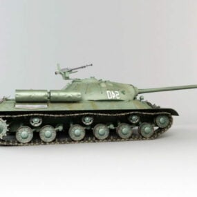 نموذج الدبابة الروسية ثلاثي الأبعاد