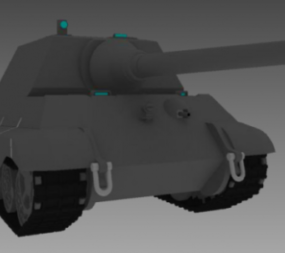 जगद्टिगर जर्मन टैंक 3डी मॉडल