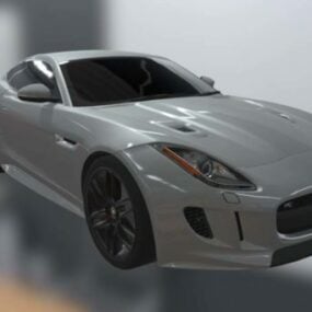 Modello 3d dell'auto Jaguar F