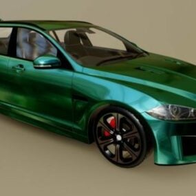 Jaguar Animal Character 3d-model