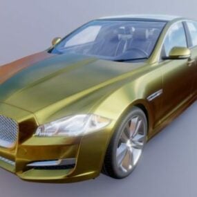 Model 3D samochodu Jaguar Xj