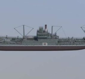 Japanese Navy Merchant Ship 3d model