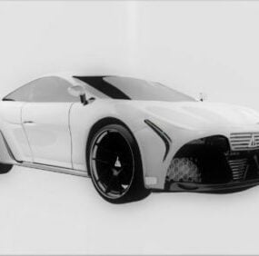 Javi Car Automotive Concept 3d-modell