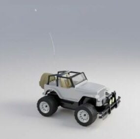 子供のおもちゃのジープ車のリモート 3D モデル