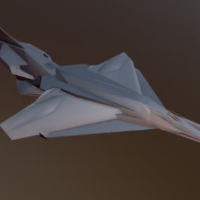 3D model proudového letadla Toon