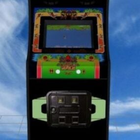 Jungle King Upright Arcade Game Machine 3d model