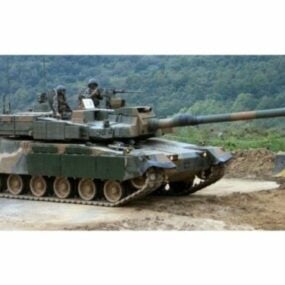 Panther Tank Reactive Armor 3d-modell