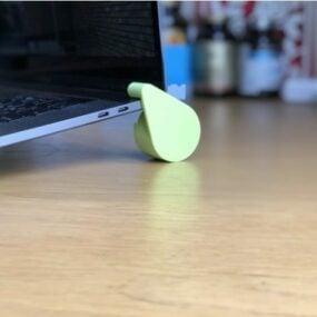 3D model kruhového stojanu na notebook k tisku