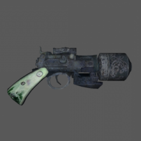 Pistolet ręczny Kablooey Model 3D