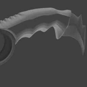 Weapon Karambit Dagger 3d model
