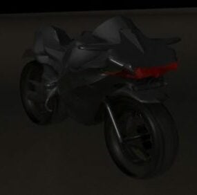 Kawasaki Ninja H2 Motorrad 3D-Modell