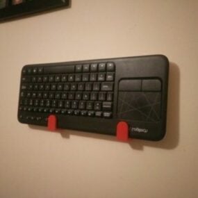 Printable Keyboard Hanger 3d model