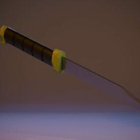 דגם תלת מימד של Knife Fudge Weapon
