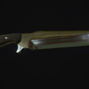 סכין אביזרי מטבח דגם תלת מימד