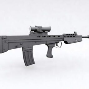 Bmg Rifle Gun 3d-modell