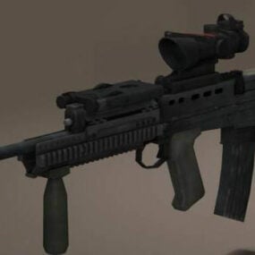 L85a2 Rifle Gun 3d model