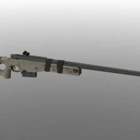 L96 ライフル銃 3D モデル
