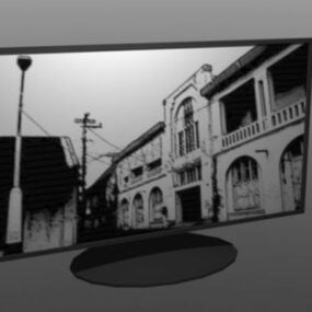 Modern Lcd Television 3d model