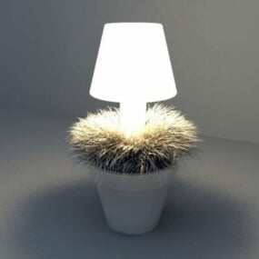 Led Lighting Pot Plant Design 3d model