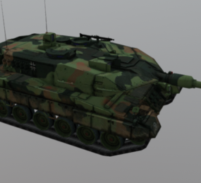 Ordu Leoparı 2a6 Tankı 3d modeli