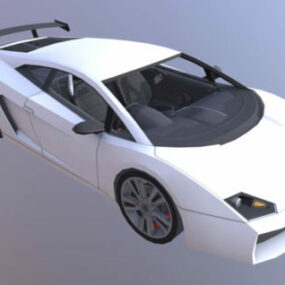 兰博基尼Galardo跑车设计3d模型