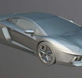 Lamborghini-Auto 3D-Modell