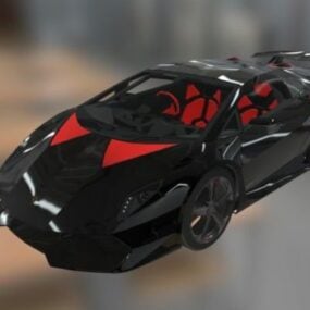 سيارة لامبورجيني سيستو إليمنتو ثلاثية الأبعاد