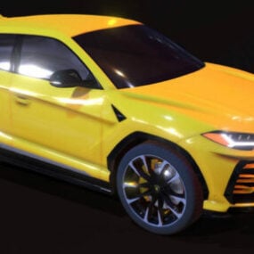 รถ Lamborghini Urus 2018 โมเดล 3 มิติ