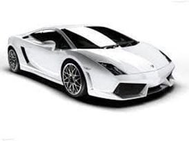 Coche Lamborghini Avantador blanco modelo 3d