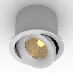3д модель потолочного крепления глазного светильника