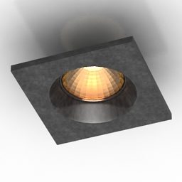 Ceiling Lamp Black Design 3d model