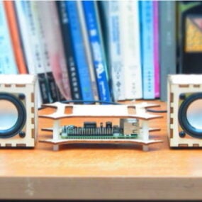 Utskrivbar Laser Cut Raspberry Pi Hi-fi 3d-modell