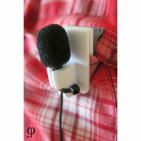 Printable Lavalier Microfon Clip Holder Mount 3d model