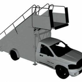 Toilet Truck Vehicle 3d-modell