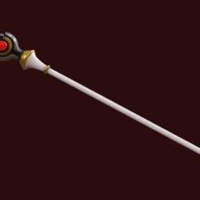 剑传奇矛3d模型