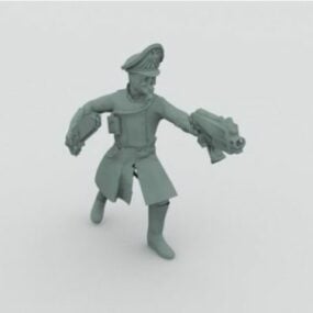 Legion Metal Character Sculpt 3d model