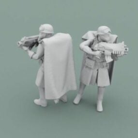 3D model postavy velitele legií